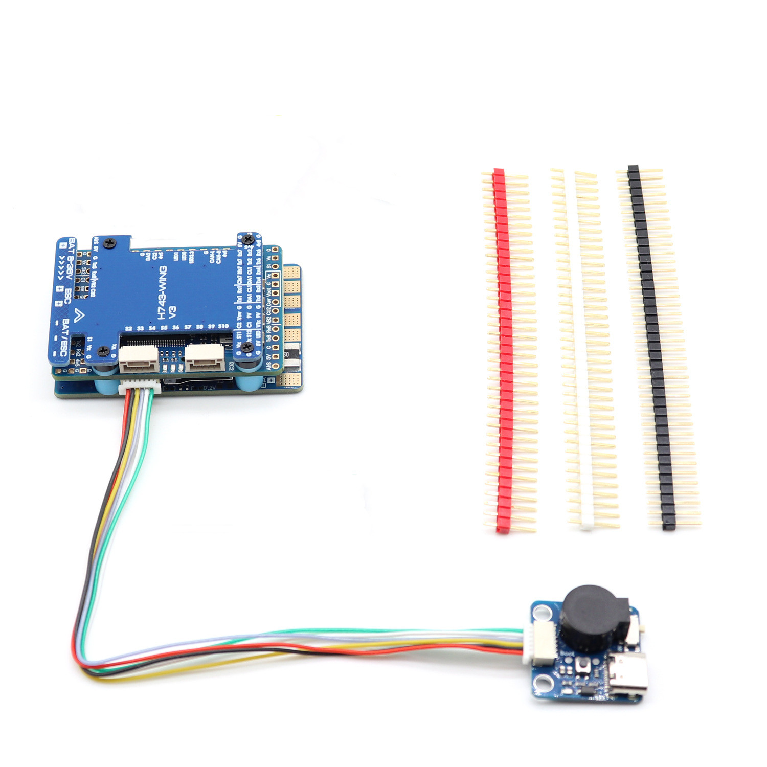 Betaflight Fc - FC（フライトコントローラー）、固定翼、OSD（オンスクリーンディスプレイ）内蔵、BEC（バッテリー電圧レギュレーター）、電流センサー、BetaflightまたはInav Configurator対応、FPV（一人称視点）RCレーシングドローン用。