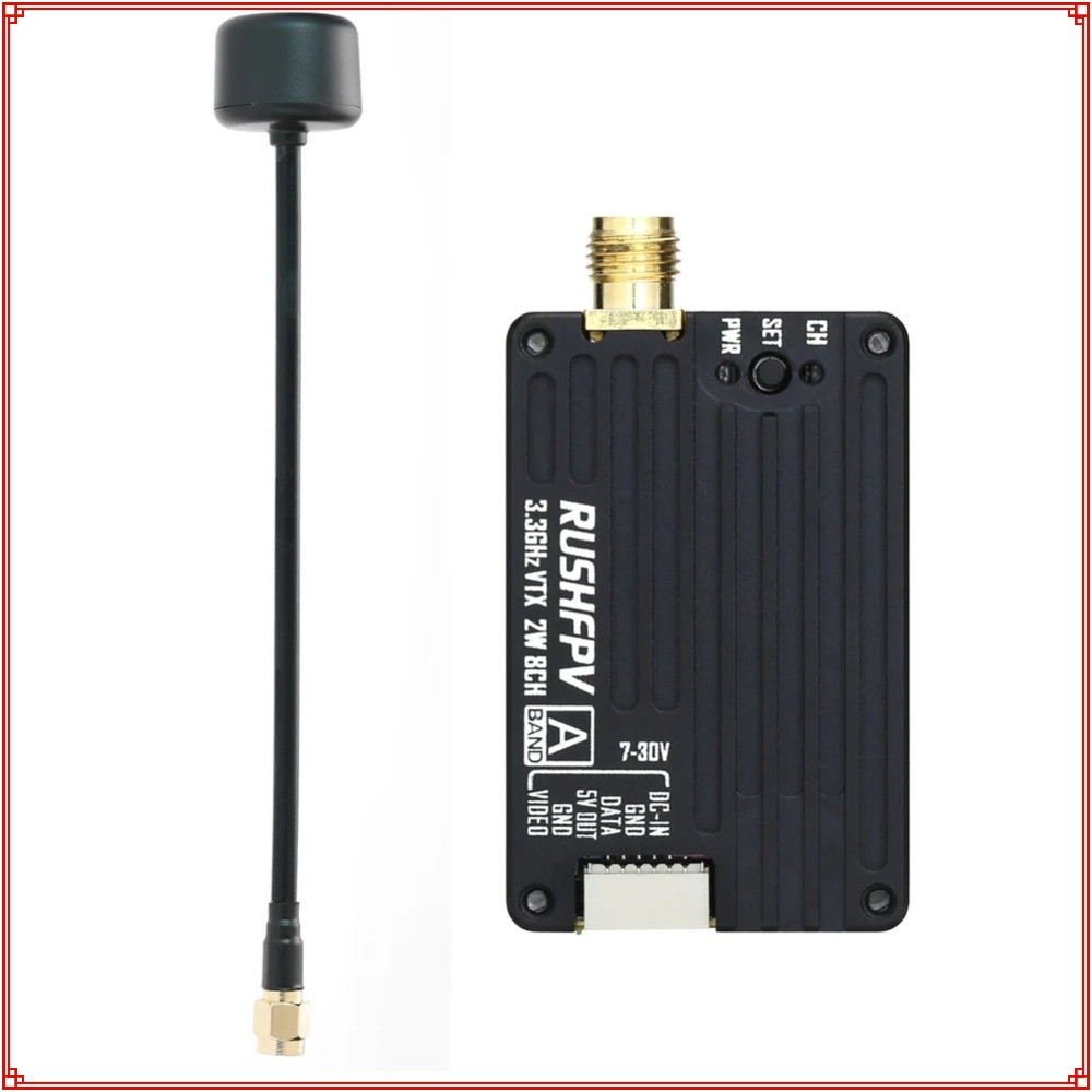 Rc Transmitter - 2026年新型 RUSHFPV 3.3G 2W VTX送信機 FPV送信機受信機