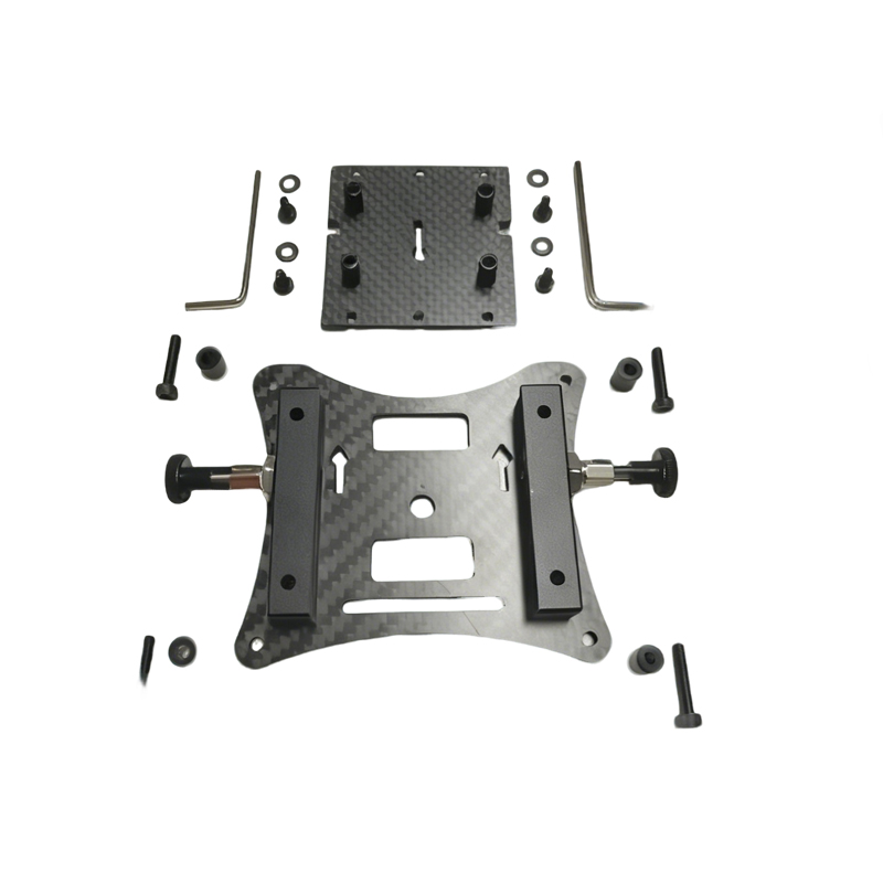 Drone - 1 セットの取り付けブラケットクイックリリーススライドインシュート上向き固定ボードマウントホルダー DJI M300 RTK ドローンセンシング/検出用