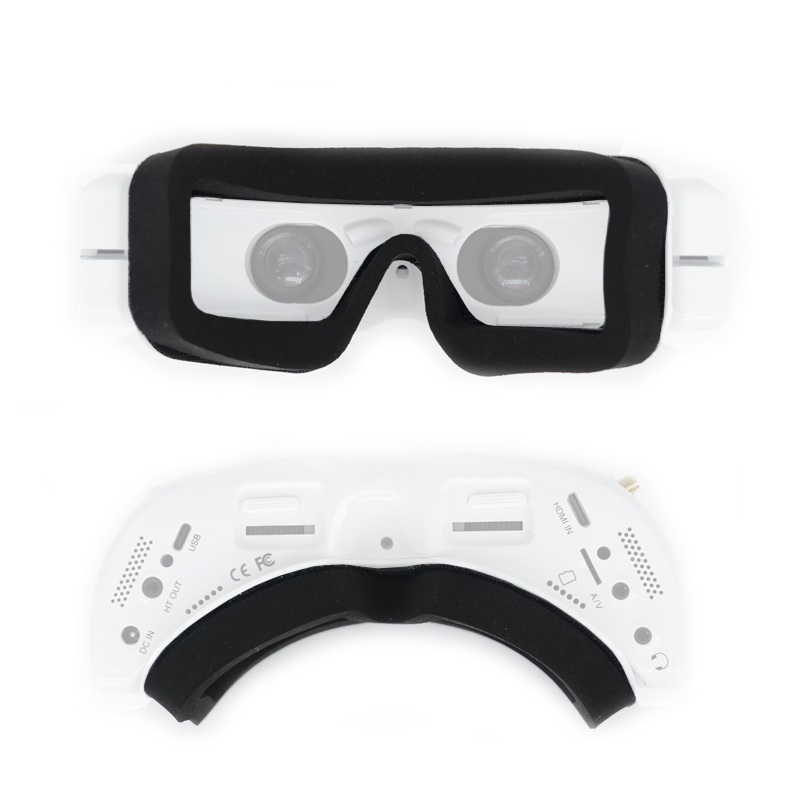 Goggles Fpv - SKYZONE 04X 04L FPV ゴーグル用光漏れ防止フェイスプレートパッド肌に優しいスポンジフォームパッドマジックステッカー交換キット