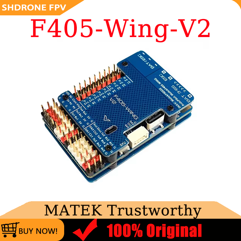 F405 Flight Controller - MATEK F405-Wing-V2 フライトコントローラー STM32F405RGT6 3-6S 内蔵気圧計