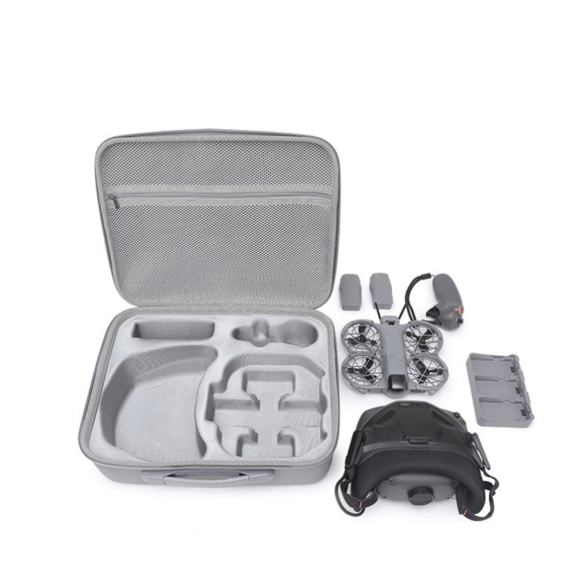 Drone Goggles Dji - DJI NEO 2用大容量収納バッグケース、ゴーグルN3ボックス収納可能、ストラップ付きショルダーバッグ、ハードシェル保護