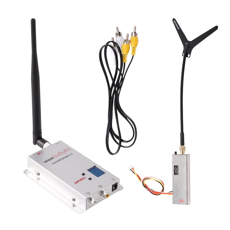 Rc Transmitter - AS96：FPVビデオ送信機・受信機、1.5GHz、2W。FPV VTX+、1.5GHz VRXキット、12チャンネル、2000mW。FPV長距離RCドローン用。