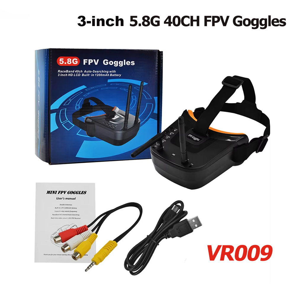 Fpv Goggles - VR009 FPV ビデオゴーグル 3 インチ 480*320