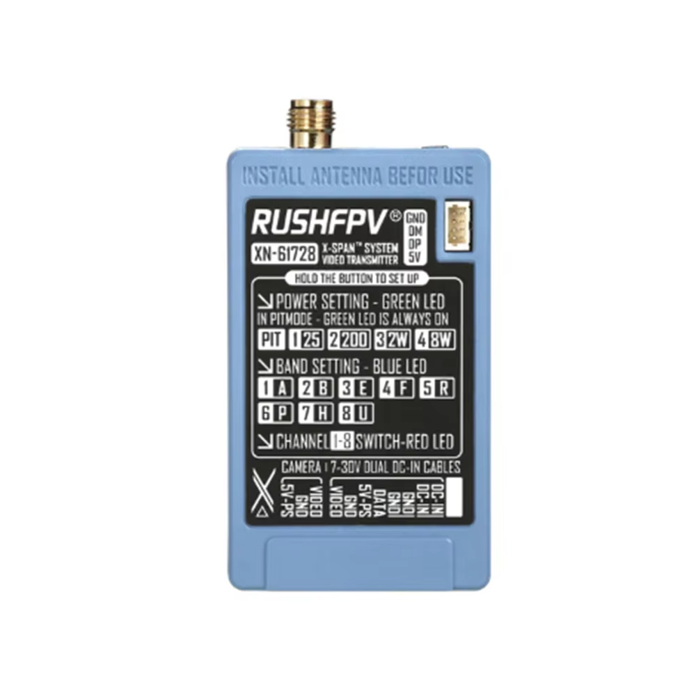 RUSHFPV 6.1‑7.2G 8W X61728 VTX - Rc Transmitter のレビューと価格