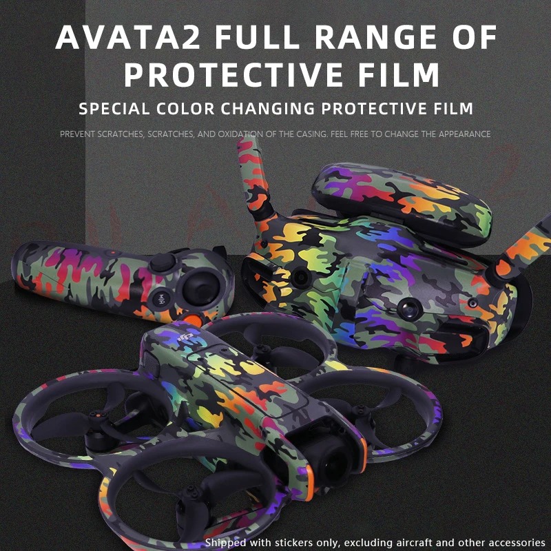 Dji Avata用の傷防止保護フィルム,ドローン用のステッ - Drone Goggles Dji のレビューと価格
