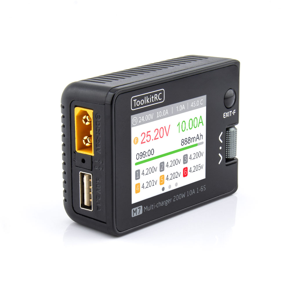 ツールキットrc m7 200w 10aバランス充電器 (a - Smoke Stopper のレビューと価格
