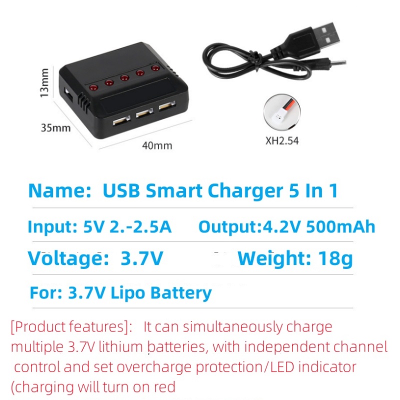Syma X5HW X5HC X5C X5SW 3.7V 5 - Balance Charger Rc のレビューと価格