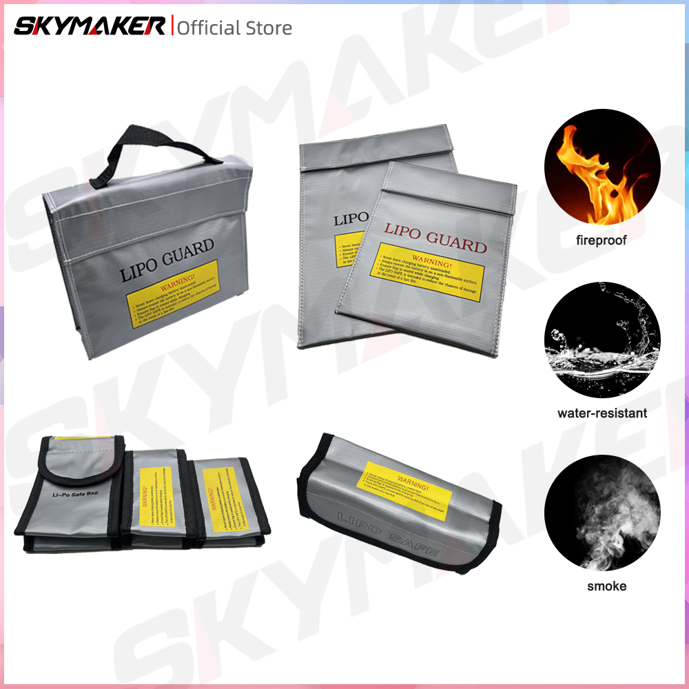 LiPo バッテリー安全バッグ耐火防水高品質 RC セーフガ - Smoke Stopper のレビューと価格