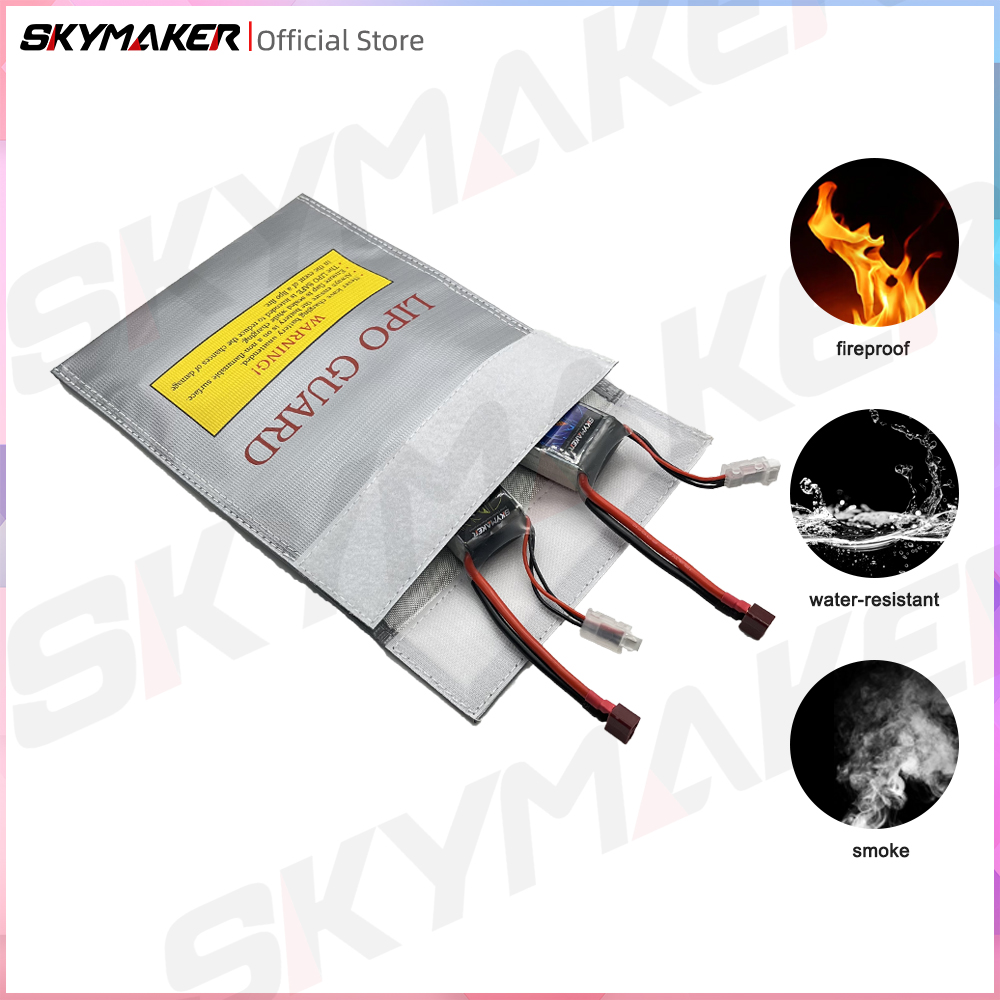 LiPo バッテリー安全バッグ耐火防水高品質 RC セーフガ - Smoke Stopper のレビューと価格