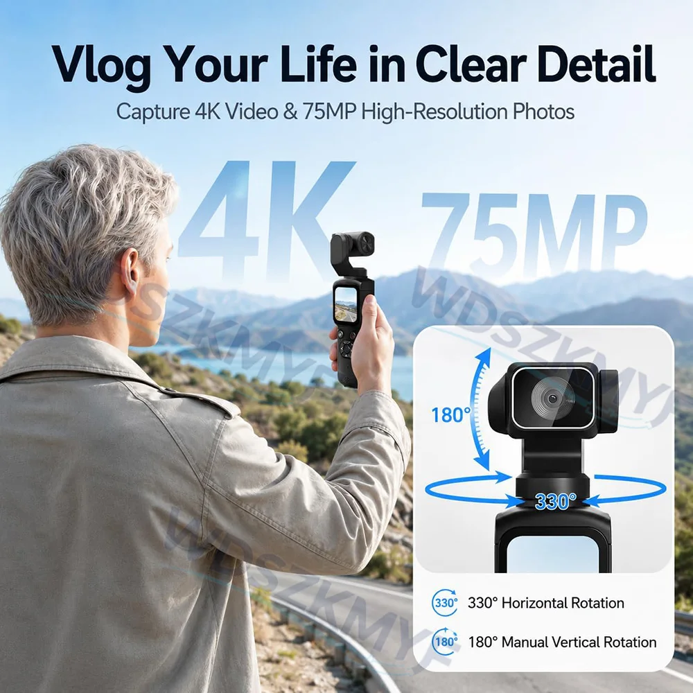 2026年新製品 4Kポケットスポーツカメラ 330付き ° - Runcam Camera のレビューと価格