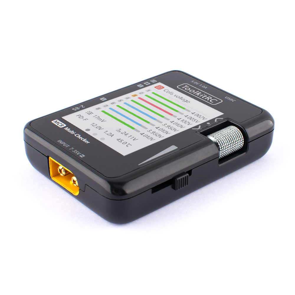 ToolkitRC MC8 SC100 ミニサイズセルチェッ - Smoke Stopper のレビューと価格
