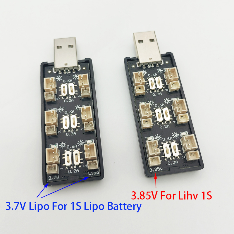 RCドローン用USBバッテリー充電器アダプター,6ch,1s - Balance Charger Rc のレビューと価格