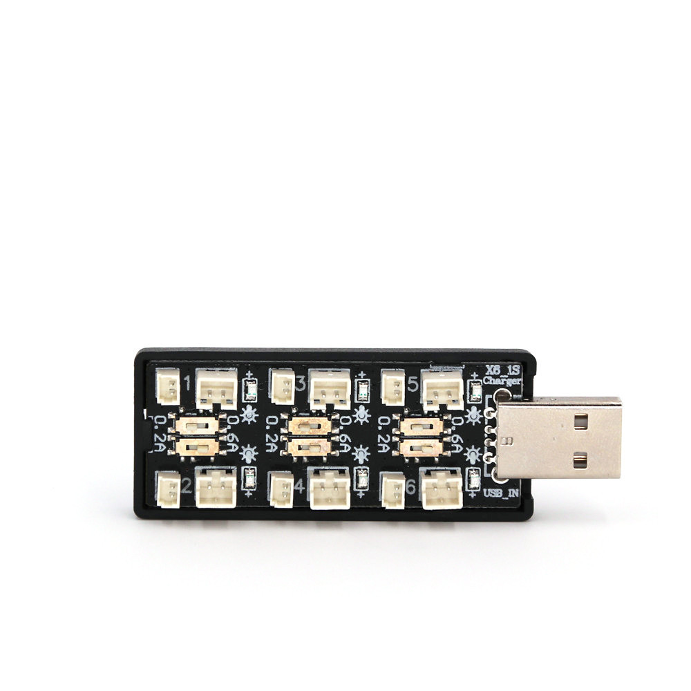 RCドローン用USBバッテリー充電器アダプター,6ch,1s - Balance Charger Rc のレビューと価格