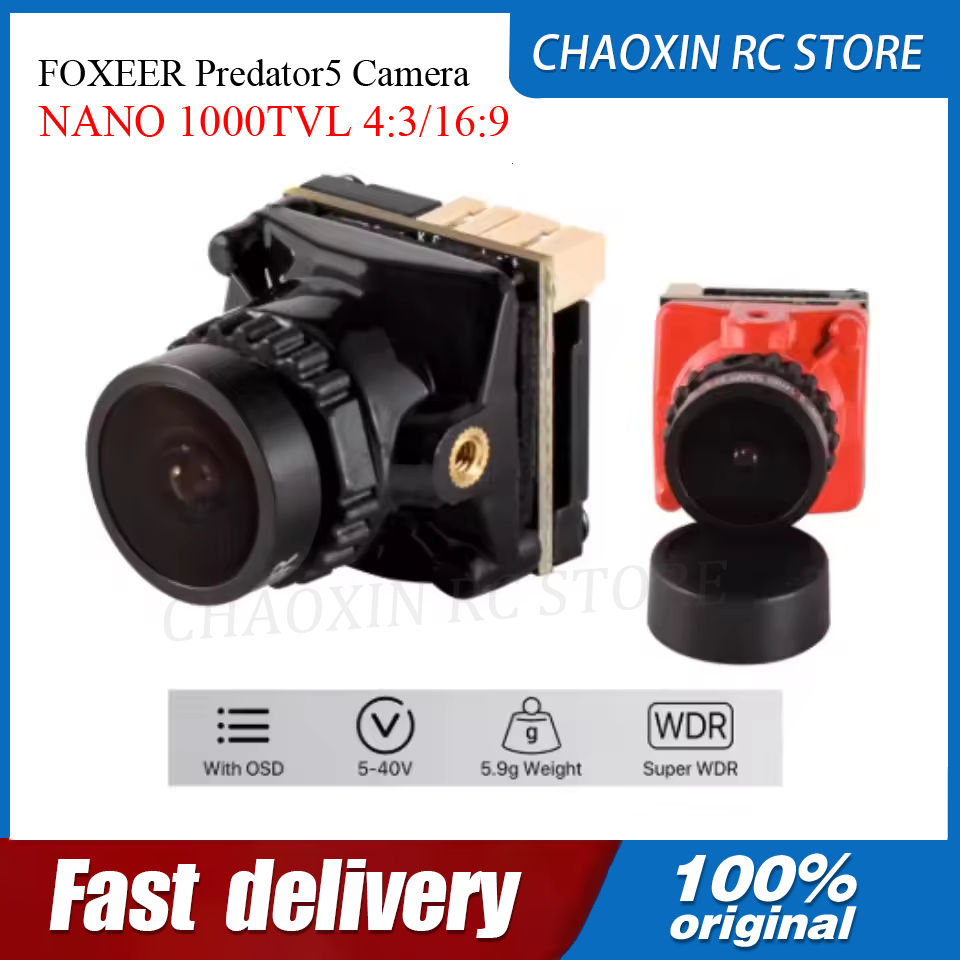 FOXEER Predator5 カメラ NANO 1000 - Fpv Drone のレビューと価格