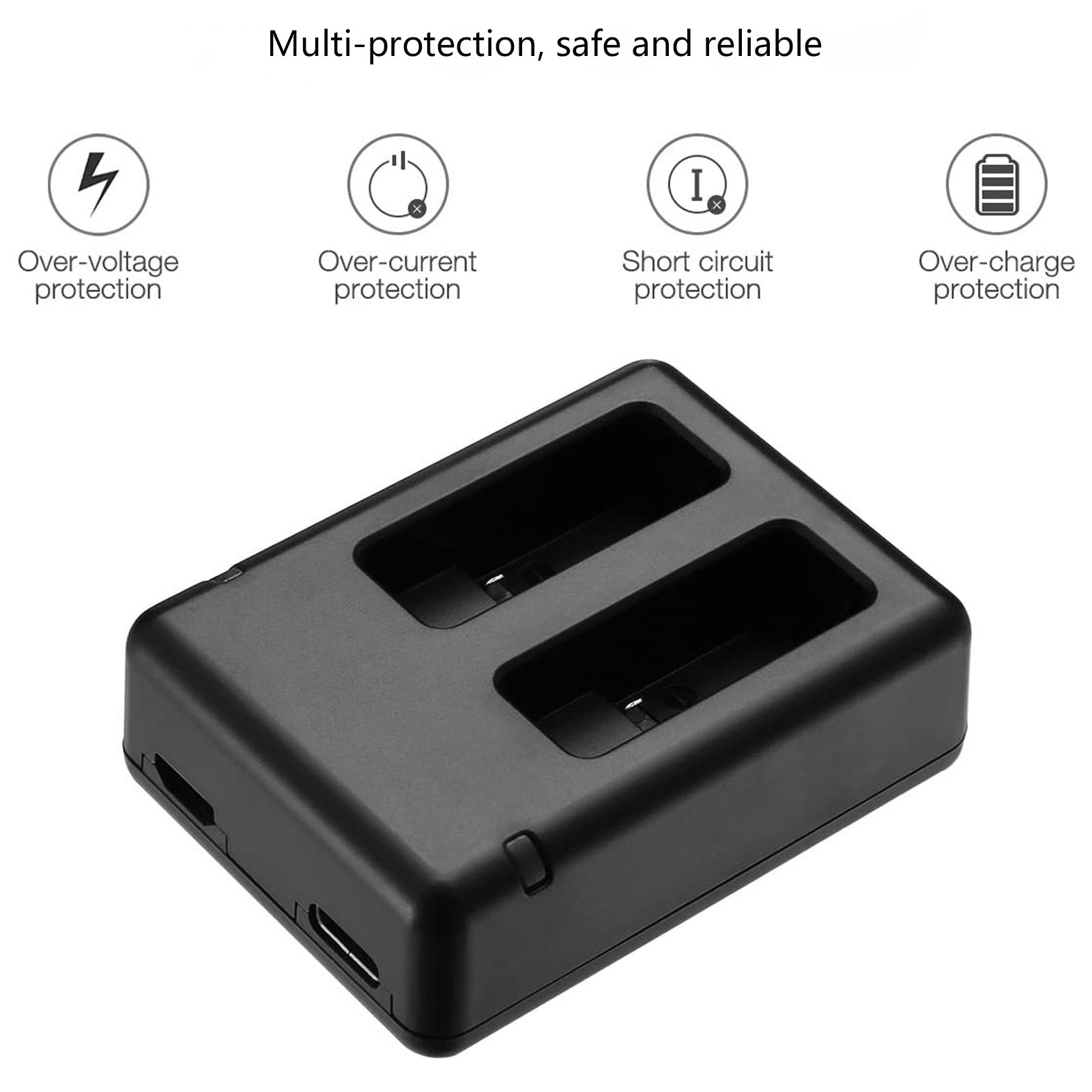 GOPRO Hero 5 充電器 AHDBT-501 バッテ - Drone のレビューと価格