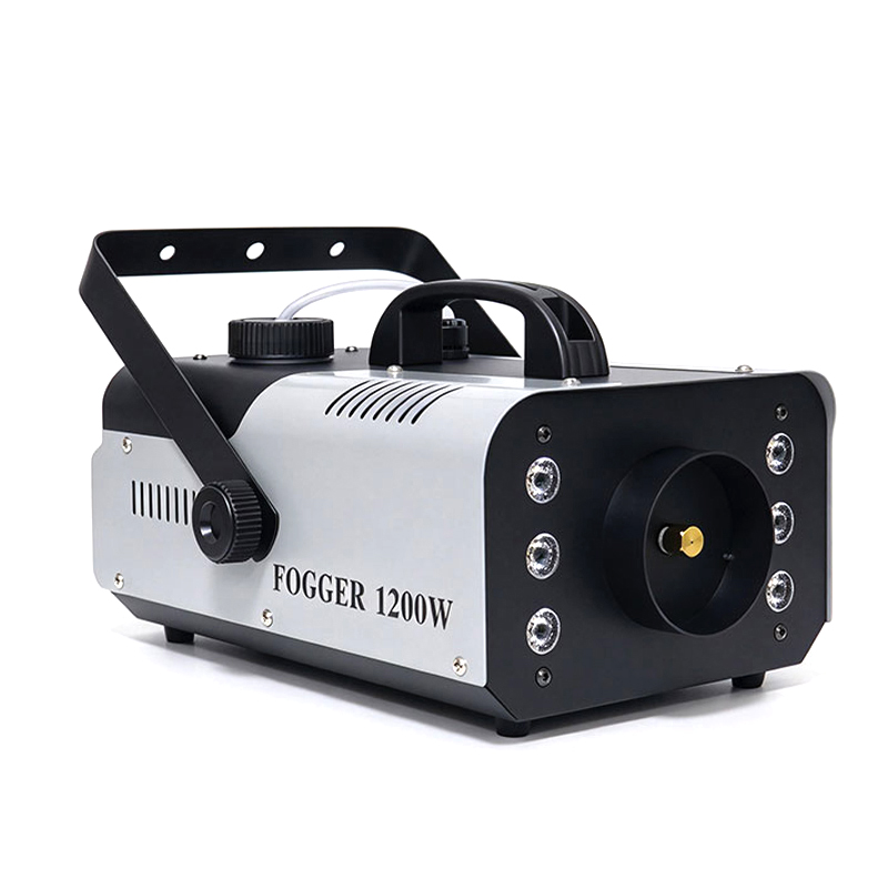 1200W LEDフォグマシン 6色ワイヤレスリモコン 2L - Smoke Stopper のレビューと価格