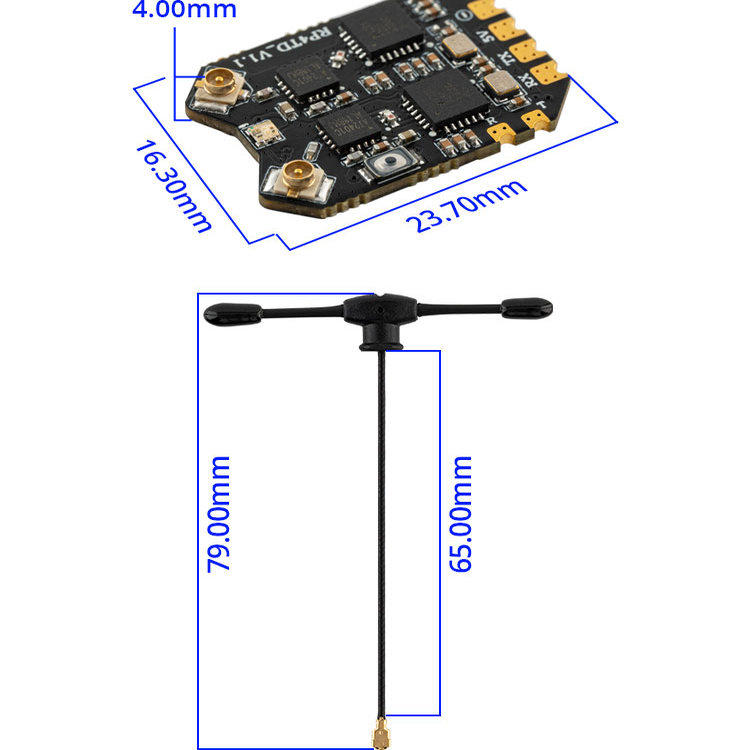 RadioMaster RP4TD ExpressLRS 2 - Smoke Stopper のレビューと価格