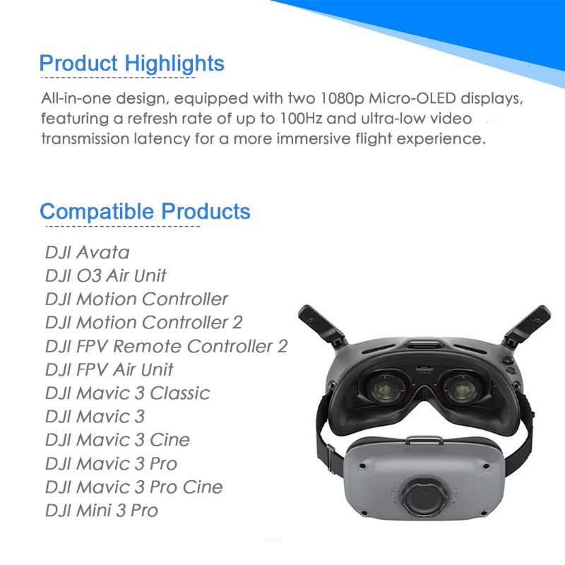 97%新品同様のDJI FPVゴーグル Integra –  - Dji Goggles のレビューと価格