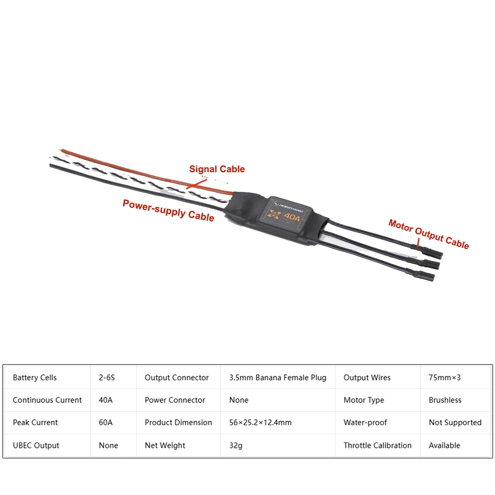 Hobbywing XRotor 40A ブラシレスESC（ - 4 In 1 Esc のレビューと価格